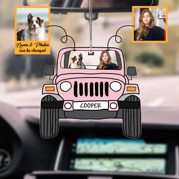 Personalized Off Road Car Photos Ornament