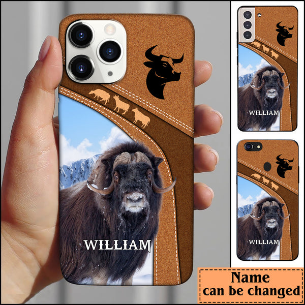 Maxcorners Leather Pattern Personalized Phone Case - Iphone