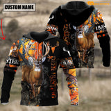 Maxcorners Customized name Deer Hunting 3 3D Design All Over Printed