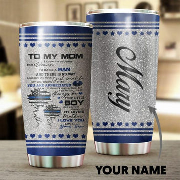 Maxcorners Mother's Day To My Mom Personalized 3D Over Printed Tumbler