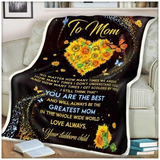 Maxcorners Mother's Day You Are The Best Greatest Mom 3D Over Printed Blanket