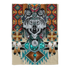 Maxcorners Wolf Native American Pattern
