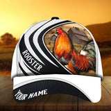 Maxcorners The Coolest Colorful Rooster Personalized Cap