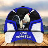 Maxcorners King Rooster Colorful Personalized Cap