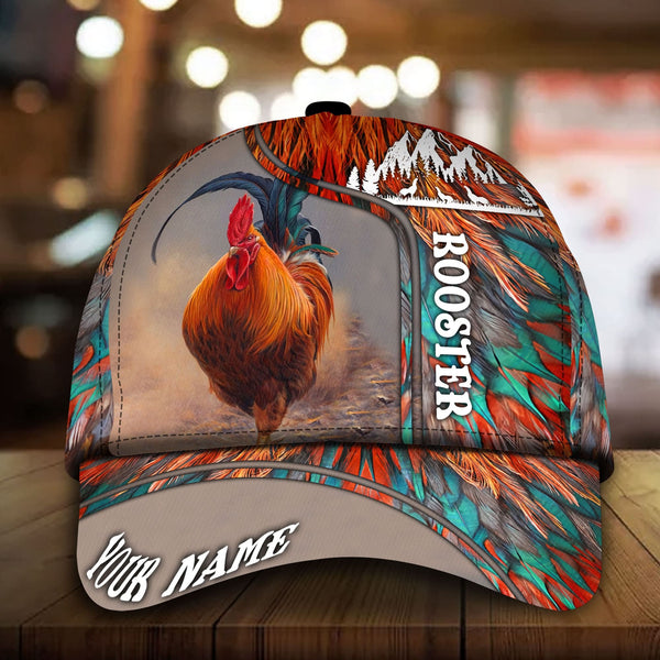 Maxcorners The Best Rooster Multicolor Personalized Cap