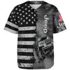 Maxcorners Jeep Half Flag Jersey Shirt