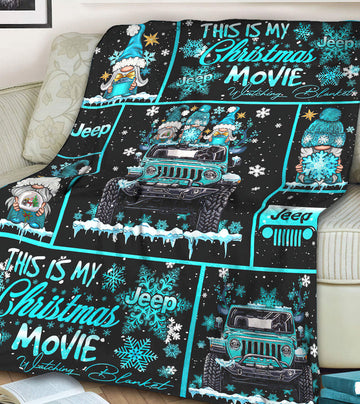 Maxcorners This Is My Christmas Movie Jeep Blanket