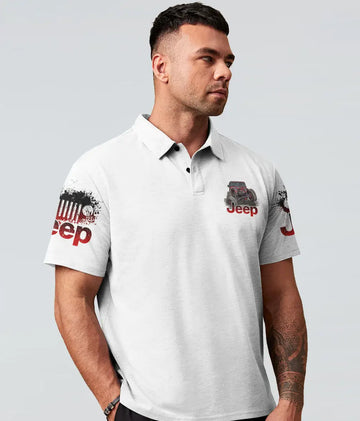 Maxcorners You Can Go Fast Jeep Polo Shirt HM3