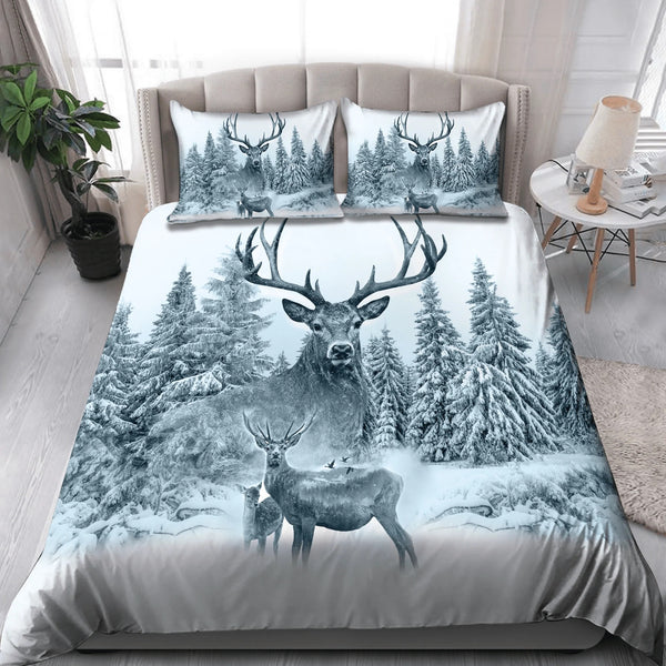 Maxcorners White Deer Hunting Blanket