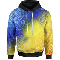 Maxcorners Aboriginal Hoodie - Indigenous Fishing