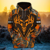 Maxcorners Personalized Beloya Premium Punisher Deer Hunting Hoodies 3D