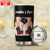 Maxcorners Mother's Day A Mother Love Black & Red Personalized 3D Over Printed Tumbler