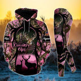 Max Corner Premium Deerhorn Country Girl Personalized 3D Style 1 Combo Hoodie & Legging Set