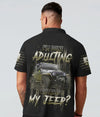 Maxcorners I'm Done Adulting Where Is My Jeep Polo Shirt HM18