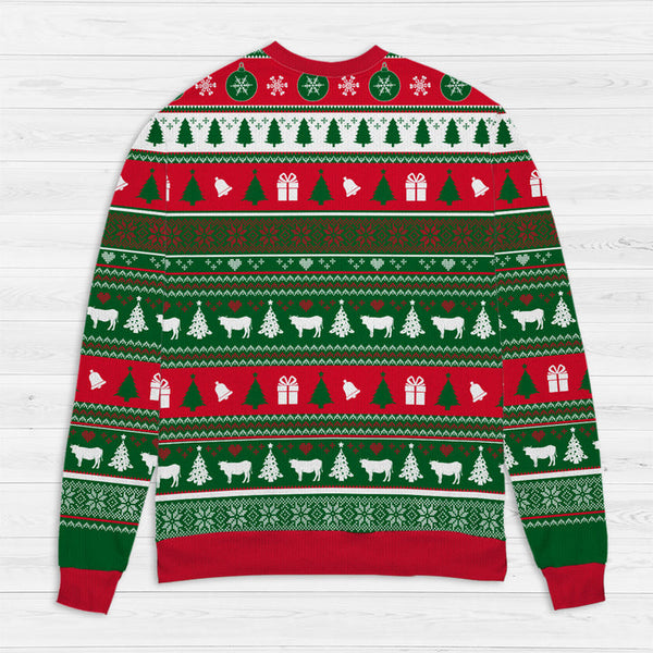 Maxcorners Brahman Have Yourself Merry Little Christmas Sweater