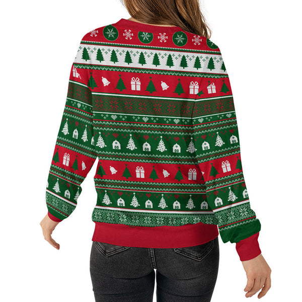 Maxcorners Llama Have Yourself Merry Little Christmas Sweater
