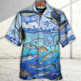 Maxcorners Fishing Undersea The Rodfather Tuna Fish Hawaiian Shirt