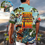 Maxcorners Fishing Sorry I Missed Your Call I Was On The Other Line Hawaiian Shirt