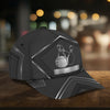 Maxcorners Black Classic Personalized Name 3D Cap