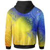 Maxcorners [Custom Text] Aboriginal Hoodie - Indigenous Fishing