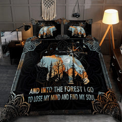 Maxcorners Bear Into The Forest Blanket