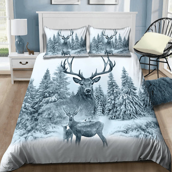 Maxcorners White Deer Hunting Blanket