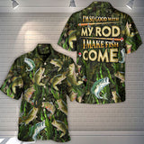 Maxcorners Fishing I'm So Good With My Rod I Make Fish Hawaiian Shirt