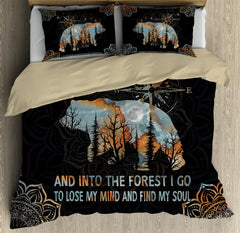 Maxcorners Bear Into The Forest Blanket