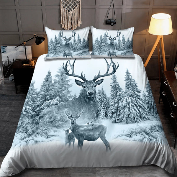 Maxcorners White Deer Hunting Blanket