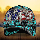 Max Corners Premium Loralle US Skull Deer Hunting Camo Pattern 3D Multicolor Personalized Cap