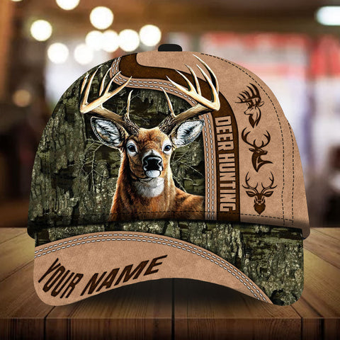 Maxcorners Ashley Whitely Deer Hunting Personalized Hats 3D Multicolored Camo