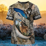 Maxcorners Hunter Holic Deer 3 All Over Printed 3D Shirts