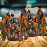 Maxcorners  Three Deers Hunting All Over Printed 3D Shirts