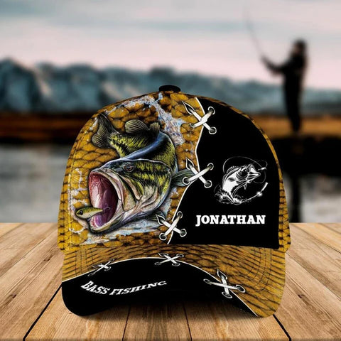 Maxcorners Personalized Fishing Camo Appearance Cap