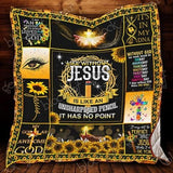 Maxcorners Life Without Jesus Is Like An Unsharpened Pencil Quilt - Blanket