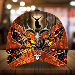 Max Corners Beloya Unique Skull Camo Pattern 3D Multicolor Personalized Cap