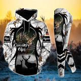 Max Corner Premium Deerhorn Country Girl Personalized 3D Style 6 Combo Hoodie & Legging Set