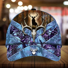 Max Corners Beloya Unique Skull Camo Pattern 3D Multicolor Personalized Cap