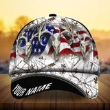 Max Corners Premium Loralle US Skull Deer Hunting Camo Pattern 3D Multicolor Personalized Cap