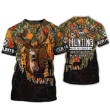 Maxcorners Weekend Forecast Hunting Deer All Over Printed 3D Shirts