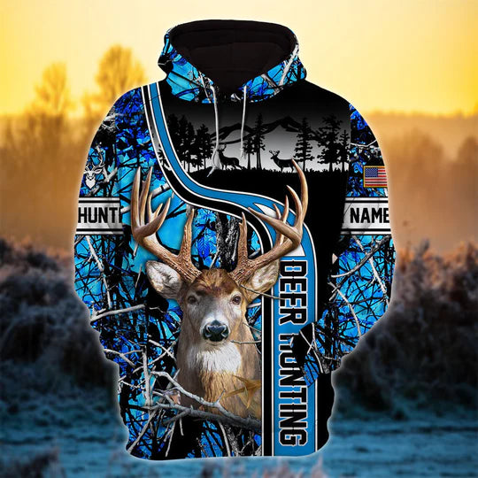 Maxcorners Custom Name Premium Ultra Deer Hunting Hoodies 3D HM