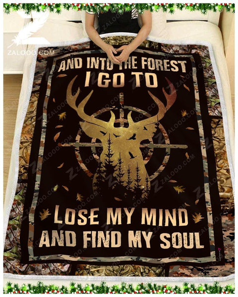 Maxcorners Hunting And Into The Forest Blanket