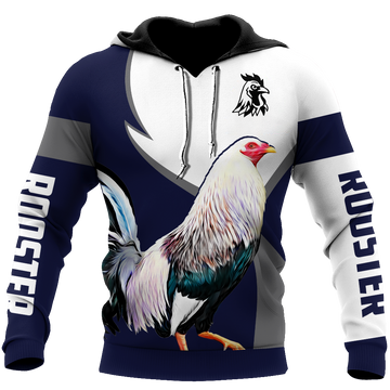 Maxcorners Rooster Sign Unisex Deluxe Hoodie