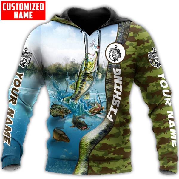 Maxcorners Personalized Bass Jumping Fishing Lake Species