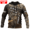 Maxcorners Custom Name Hunting 6 3D Design All Over Printed