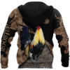 Maxcorners Sad Rooster Unisex Deluxe Hoodie