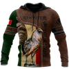 Maxcorners Rooster Sculpture All Over Printed Unisex Deluxe Hoodie