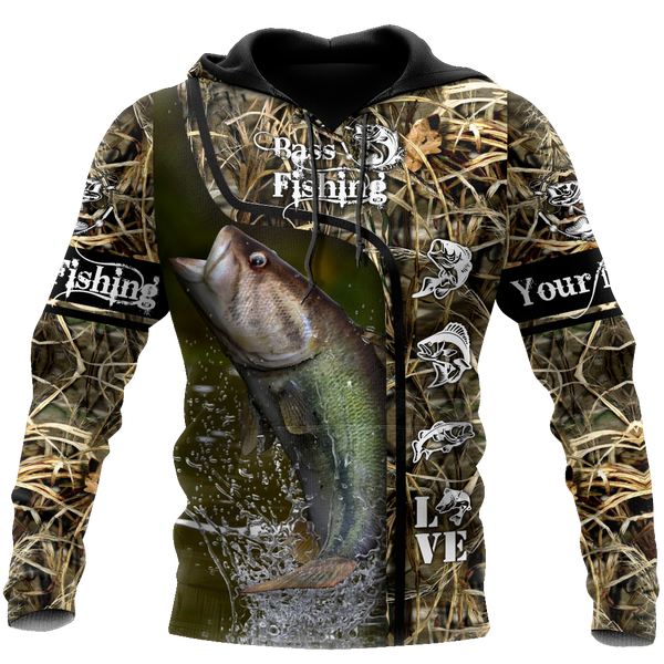 Maxcorners Personalized Bass Fishing Water Camo