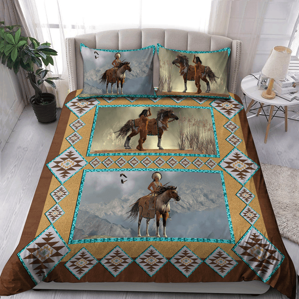 Maxcorners Native Horse 3D Printed - Blanket