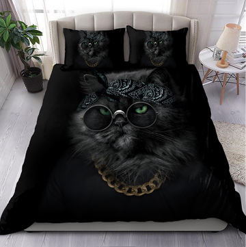 Maxcorners Gangster Cat Bedding - Blanket